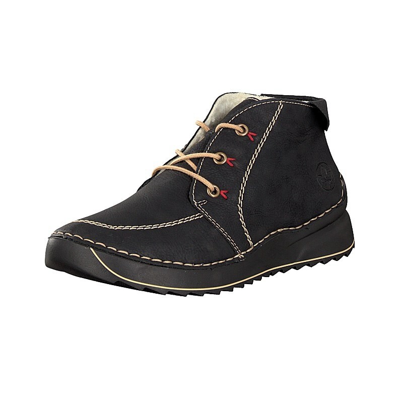 Botas Rieker 51532-00 Para Mulher - Pretas